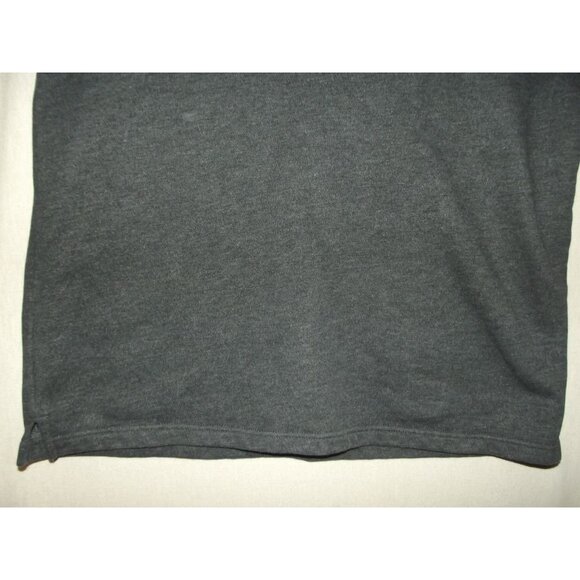 ARROW Pullover Sweatshirt Mens XL Gray Heather Quarter-Zip Sueded Fleece Shirt - Picture 6 of 11